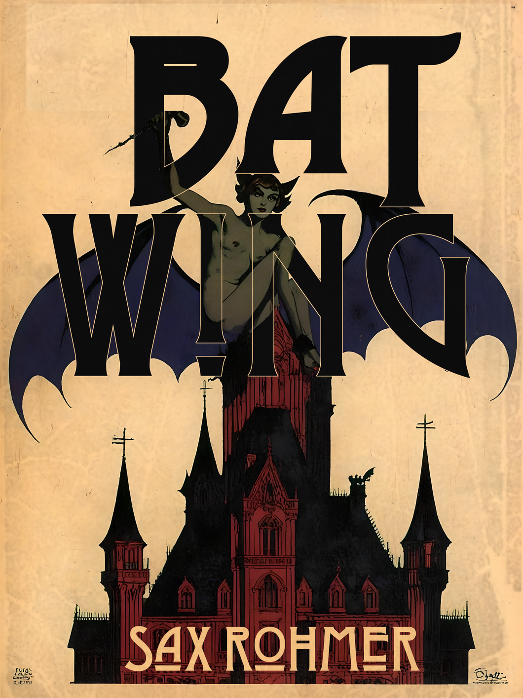 Bat Wing by Sax Rohmer cover
